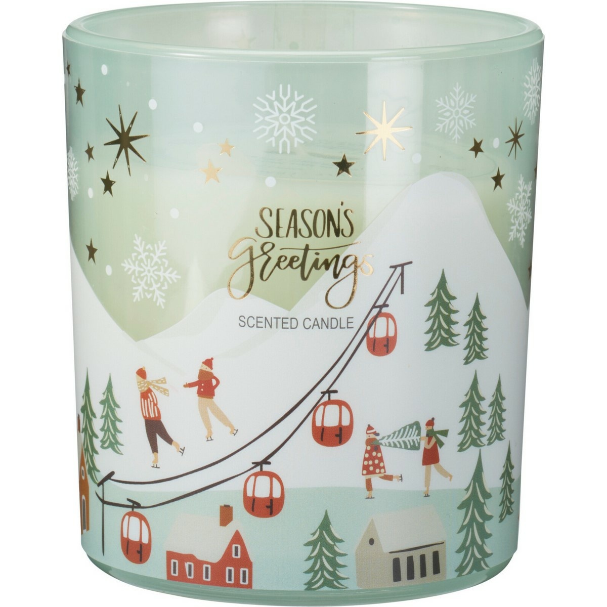 Vonná sviečka Winter Fun, vôňa Grib Forest, 270 g