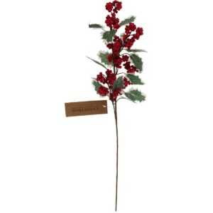 Zimná vetvička Cezmína, 58 cm, plast