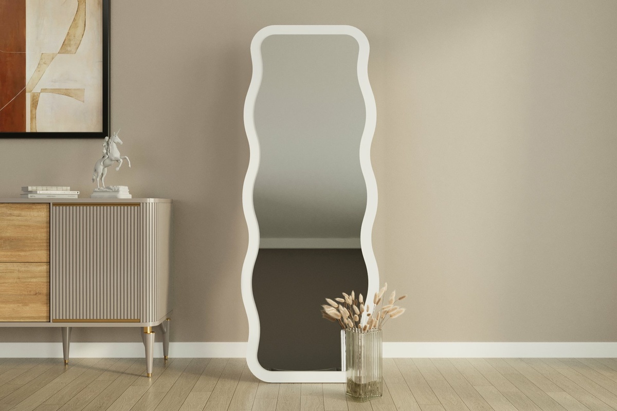 Zrkadlo Aror White 50 x 160 cm