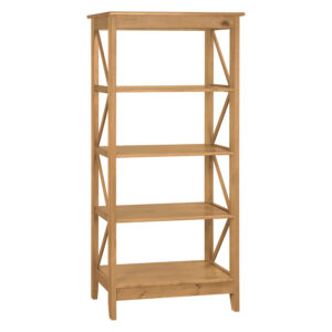 Knižnica 4 police CORONA 2 vosk