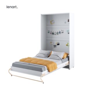 Dig-net nábytok Sklápacia posteľ Lenart Concept  PRO CP-02 biela | 120 x 200 cm