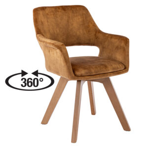 Jedálenská stolička LAMILA žltooranžová