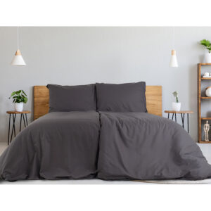 Obliečky TOP HOTEL 140×200/70×90 antracitové