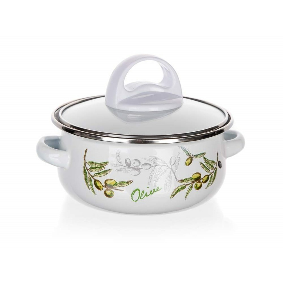 Banquet 6-dielna sada smaltovaného riadu Olives – Obrázok 5
