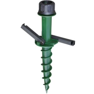 Držiak slnečníka do zeme zelená, 44 cm