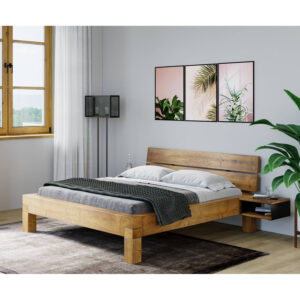 Dvojlôžko CURBY 180×200 masív vintage lak