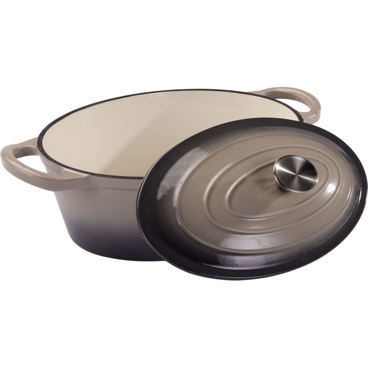 Lamart LT1305 Hrniec liatinový ovál Iron 28 x 22 cm, 3,5 l – Obrázok 2