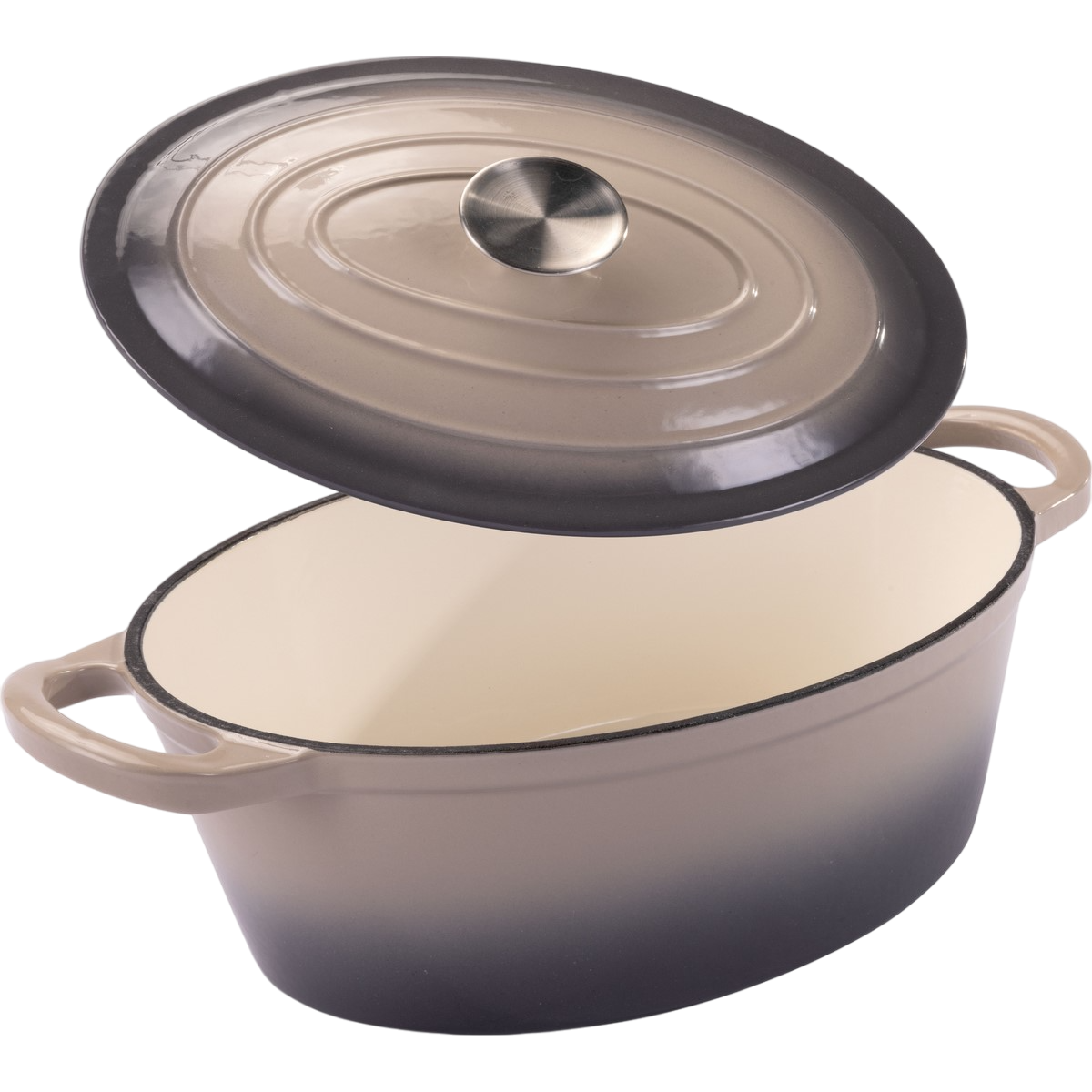 Lamart LT1305 Hrniec liatinový ovál Iron 28 x 22 cm, 3,5 l – Obrázok 3