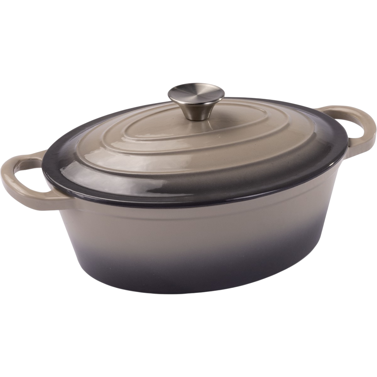 Lamart LT1305 Hrniec liatinový ovál Iron 28 x 22 cm, 3,5 l