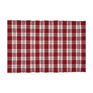 Boma Trading Prestieranie Happy check vínová/čierna, 30 x 45 cm