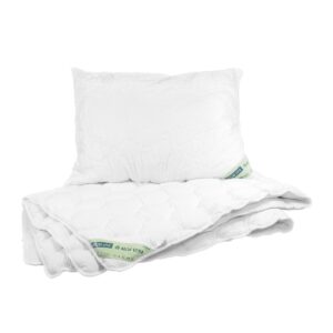 Vetro plus Set prikrývky a vankúše Natur Line – Aloe Vera, Calme 140×200 cm 70×90 cm