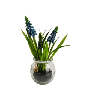 Umelý Modřenec v skle, 19 cm