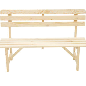 DEOKORK Masívna drevená záhradná lavice z borovice drevo 22 mm