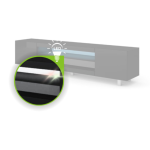 ARTBm LED osvetlenie k TV stolíku KATE RTV 189 Prevedenie: LED 90 cm RGB/K silicon – viacfarebné