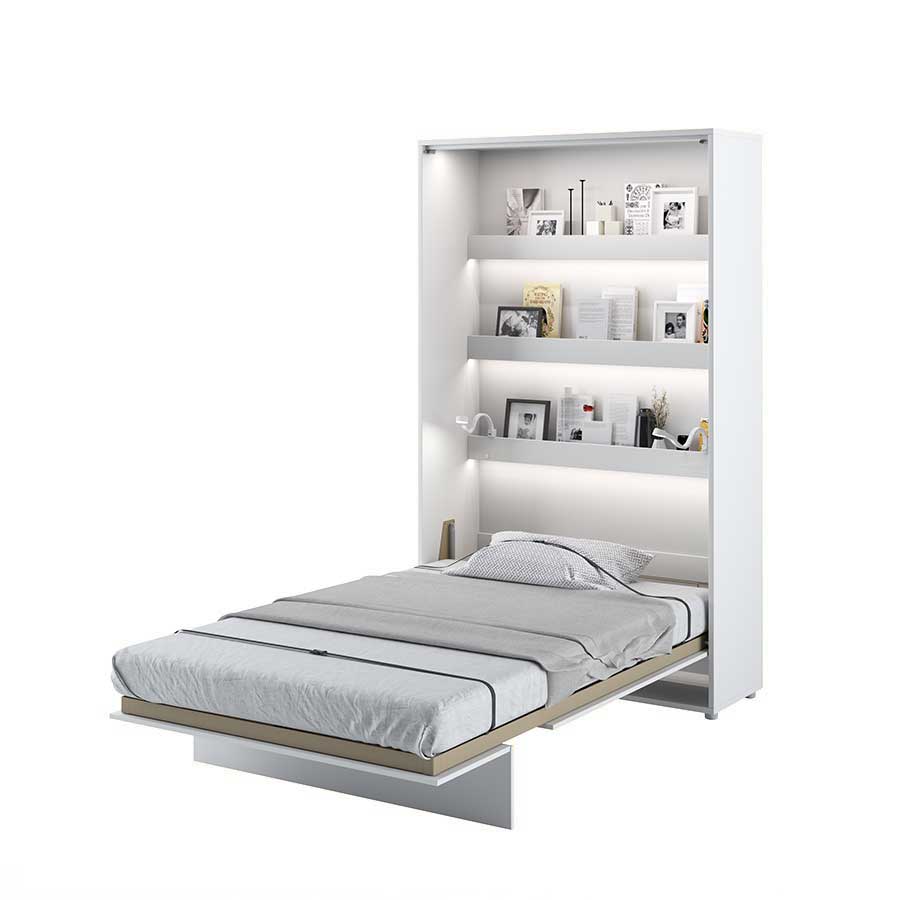 Dig-net nábytok Sklápacia posteľ Lenart BED CONCEPT BC-02p biely lesk | 120 x 200 cm – Obrázok 12