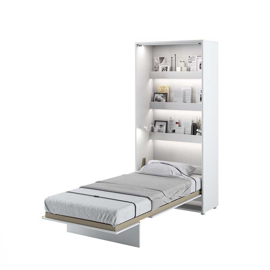 Dig-net nábytok Sklápacia posteľ Lenart BED CONCEPT BC-03 biela | 90 x 200 cm – Obrázok 3