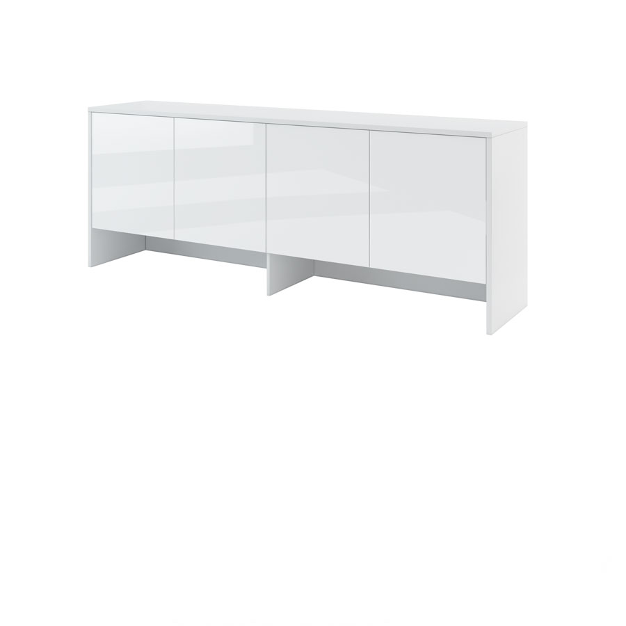 Dig-net nábytok Nadstavec pre sklápaciu posteľ Lenart BED CONCEPT BC-10p | biely lesk – Obrázok 3
