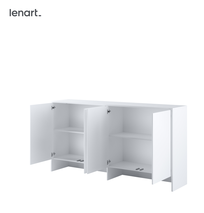 Dig-net nábytok Nadstavec pre sklápaciu posteľ Lenart BED CONCEPT BC-11 | biela – Obrázok 3