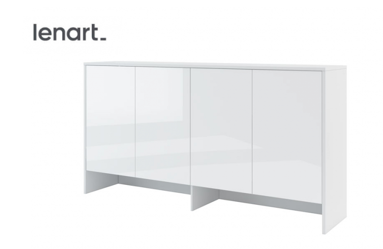 Dig-net nábytok Nadstavec pre sklápaciu posteľ Lenart BED CONCEPT BC-11p | biely lesk