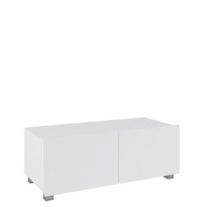 ArtGiB TV stolík 100 CALABRINI C-11 | biela/biely lesk