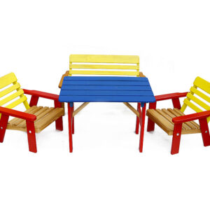 DEOKORK Dětská súprava z borovice ELLA