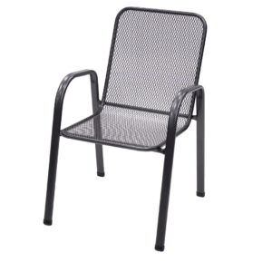 DEOKORK Kovová stolička Sága nízká