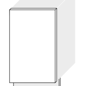 ArtExt Dvierka na umývačku riadu Napoli ZM/45 Farba sokla: Biela, POVRCHOVÁ ÚPRAVA DVIEROK: LESK1
