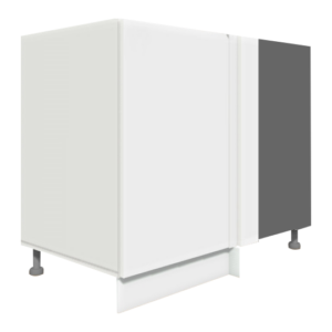 ArtExt Spodná kuchynská skrinka Napoli D13U 90 POVRCHOVÁ ÚPRAVA DVIEROK: LESK, FAREBNÉ PREVEDENIE KORPUSU: BIELA