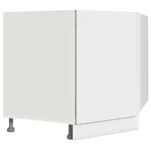 ArtExt Spodná kuchynská skrinka Napoli D12R/90 POVRCHOVÁ ÚPRAVA DVIEROK: LESK, FAREBNÉ PREVEDENIE KORPUSU: BIELA