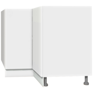 ArtExt Spodná kuchynská skrinka Napoli D12/90 POVRCHOVÁ ÚPRAVA DVIEROK: LESK, FAREBNÉ PREVEDENIE KORPUSU: BIELA