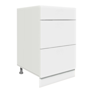 ArtExt Spodná kuchynská skrinka Napoli D3A/50 POVRCHOVÁ ÚPRAVA DVIEROK: MAT, FAREBNÉ PREVEDENIE KORPUSU: GREY