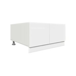 ArtExt Spodná kuchynská skrinka Napoli D2A/120 POVRCHOVÁ ÚPRAVA DVIEROK: LESK, FAREBNÉ PREVEDENIE KORPUSU: BIELA