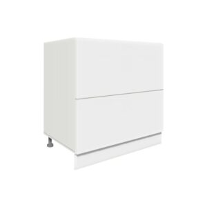 ArtExt Spodná kuchynská skrinka Napoli D2A/80 POVRCHOVÁ ÚPRAVA DVIEROK: LESK, FAREBNÉ PREVEDENIE KORPUSU: BIELA