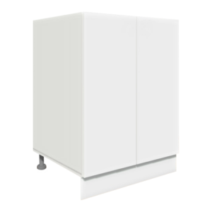 ArtExt Spodná kuchynská skrinka Napoli D11/60 POVRCHOVÁ ÚPRAVA DVIEROK: LESK, FAREBNÉ PREVEDENIE KORPUSU: BIELA