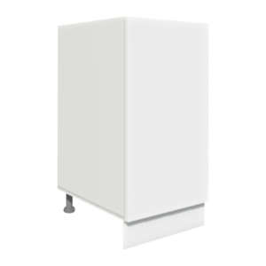 ArtExt Spodná kuchynská skrinka Napoli D1D/40 POVRCHOVÁ ÚPRAVA DVIEROK: LESK, FAREBNÉ PREVEDENIE KORPUSU: BIELA