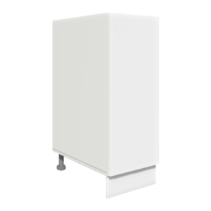 ArtExt Spodná kuchynská skrinka Napoli D1D/30 POVRCHOVÁ ÚPRAVA DVIEROK: LESK, FAREBNÉ PREVEDENIE KORPUSU: BIELA