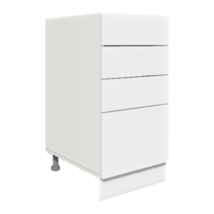 ArtExt Spodná kuchynská skrinka Napoli D4M/40 POVRCHOVÁ ÚPRAVA DVIEROK: LESK, FAREBNÉ PREVEDENIE KORPUSU: BIELA