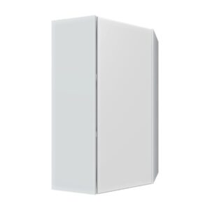 ArtExt Vrchná kuchynská skrinka rohová Napoli W4/10/60 POVRCHOVÁ ÚPRAVA DVIEROK: MAT, FAREBNÉ PREVEDENIE KORPUSU: BIELA