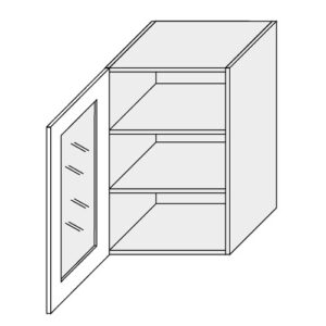 ArtExt Vrchná kuchynská skrinka Napoli W2S/50 POVRCHOVÁ ÚPRAVA DVIEROK: LESK, FAREBNÉ PREVEDENIE KORPUSU: BIELA