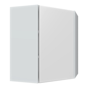 ArtExt Vrchná kuchynská skrinka rohová Napoli W10/60 POVRCHOVÁ ÚPRAVA DVIEROK: LESK, FAREBNÉ PREVEDENIE KORPUSU: BIELA