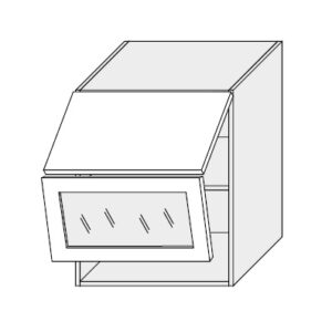 ArtExt Vrchná kuchynská skrinka Napoli W8BS/60 AVENTOS WKF POVRCHOVÁ ÚPRAVA DVIEROK: LESK, FAREBNÉ PREVEDENIE KORPUSU: BIELA