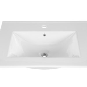 ArtCom Keramické umývadlo CFP LAVA 60D | biely lesk 60 cm