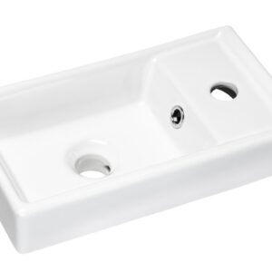 Elvisia Keramické umývadlo VEDEA 40 | biely lesk 40 cm