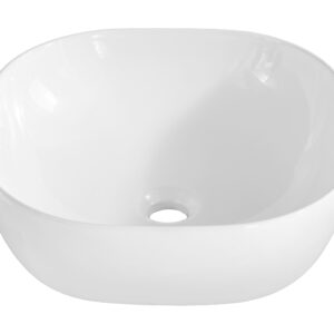 Elvisia Keramické umývadlo CFP 6252 SMILE | biely lesk 40 cm