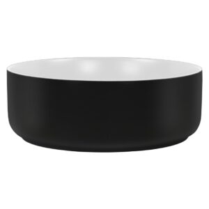 ArtCom Keramické umývadlo CFP 6259 SIMPLE 8 | biely mat/čierny mat 36 cm