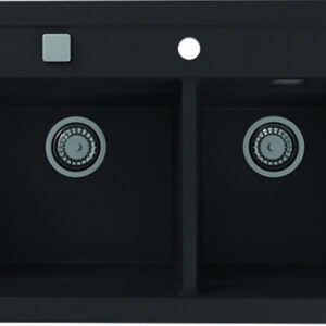 Alveus Granitový drez ATROX 50 Farba: Čierna