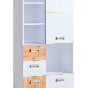 Dolmar Skriňa CORNETO L7 Farba: Biely briliant / dub nash