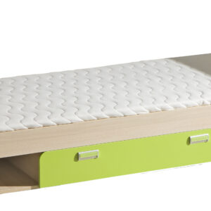 Dolmar Detská posteľ CORNETO L13 | 80 x 195 cm Farba: Jaseň coimbra / zelená