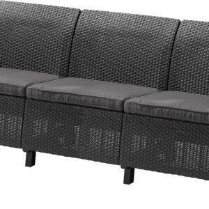 KETER Záhradná pohovka GREEK LOVE SEAT MAX | grafit