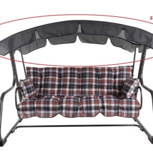 ArtRoja Strieška k hojdačke RAVENNA | sivá